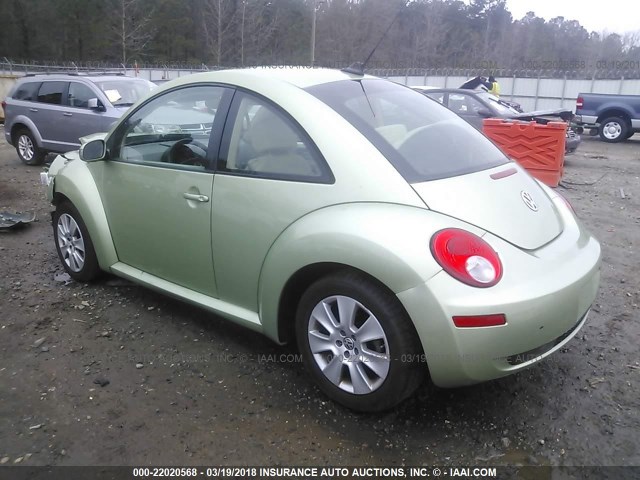 3VWPW31C99M501841 - 2009 VOLKSWAGEN NEW BEETLE S GREEN photo 3