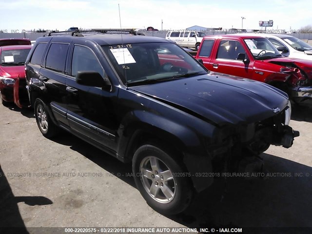 1J4GS48K55C539185 - 2005 JEEP GRAND CHEROKEE LAREDO/COLUMBIA/FREEDOM BLACK photo 1