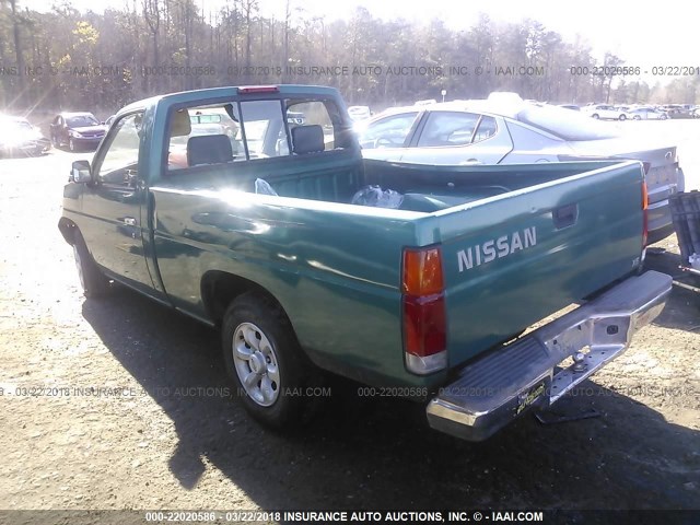 1N6SD11S4VC381146 - 1997 NISSAN TRUCK XE GREEN photo 3