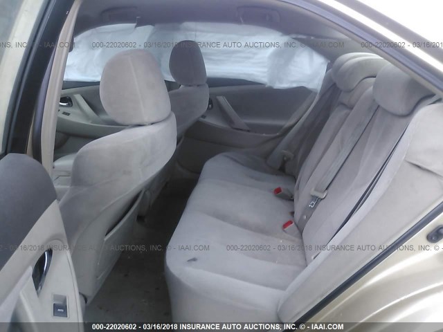4T1BF3EK0AU079534 - 2010 TOYOTA CAMRY SE/LE/XLE GOLD photo 8