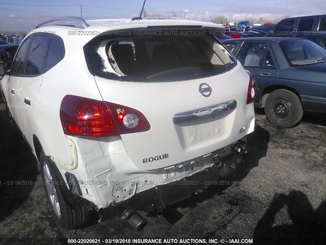 JN8AS5MV8BW301993 - 2011 NISSAN ROGUE S/SV/KROM WHITE photo 6