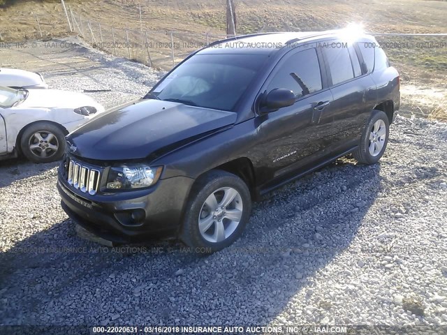 1C4NJDBBXHD173554 - 2017 JEEP COMPASS SPORT GRAY photo 2