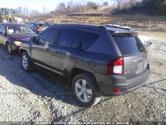 1C4NJDBBXHD173554 - 2017 JEEP COMPASS SPORT GRAY photo 3