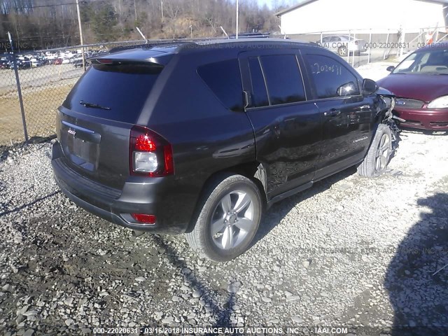 1C4NJDBBXHD173554 - 2017 JEEP COMPASS SPORT GRAY photo 4