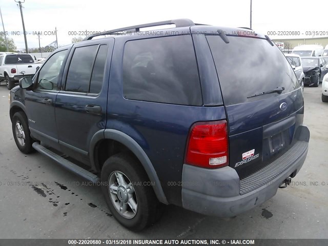 1FMZU62K04UB18976 - 2004 FORD EXPLORER XLS/XLS SPORT BLUE photo 3