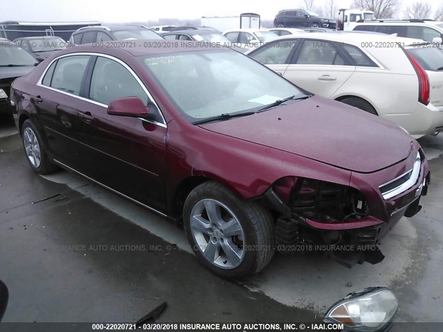 1G1ZC5E12BF331328 - 2011 CHEVROLET MALIBU 1LT RED photo 1