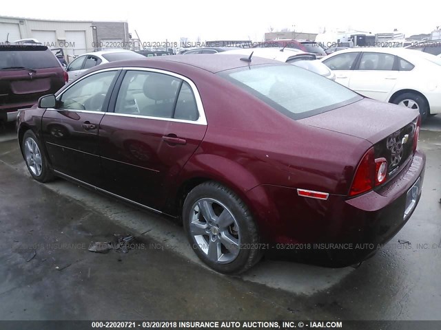 1G1ZC5E12BF331328 - 2011 CHEVROLET MALIBU 1LT RED photo 3