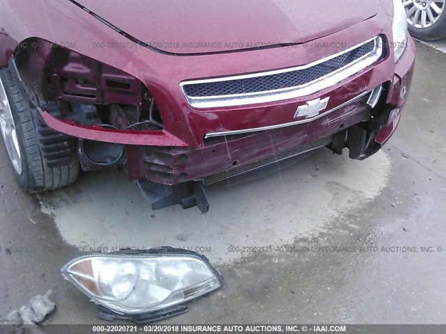 1G1ZC5E12BF331328 - 2011 CHEVROLET MALIBU 1LT RED photo 6