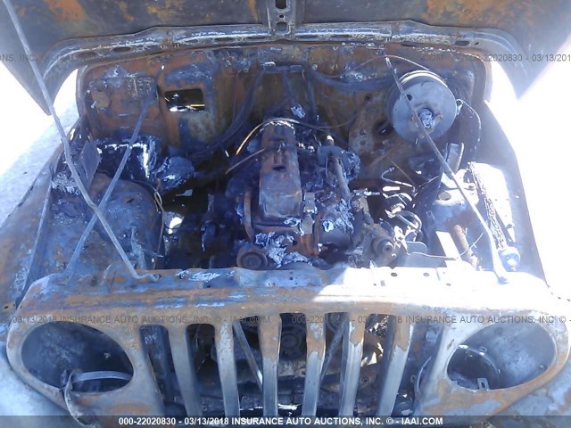 1J4FA44S15P308281 - 2005 JEEP WRANGLER / TJ UNLIMITED GRAY photo 10