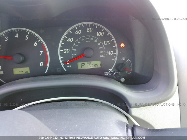 JTDBL40E599056267 - 2009 TOYOTA COROLLA LE/XLE BLUE photo 7