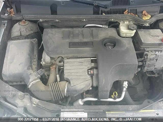 1G8AK55BX7Z138750 - 2007 SATURN ION LEVEL 3 GRAY photo 10