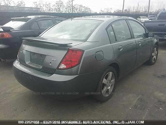 1G8AK55BX7Z138750 - 2007 SATURN ION LEVEL 3 GRAY photo 4