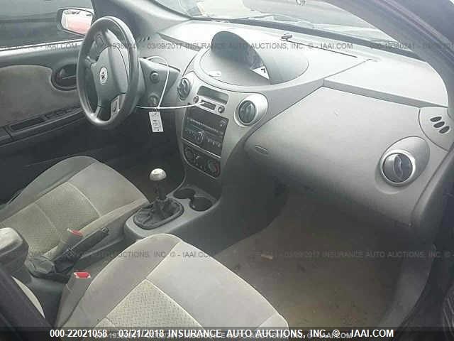 1G8AK55BX7Z138750 - 2007 SATURN ION LEVEL 3 GRAY photo 5