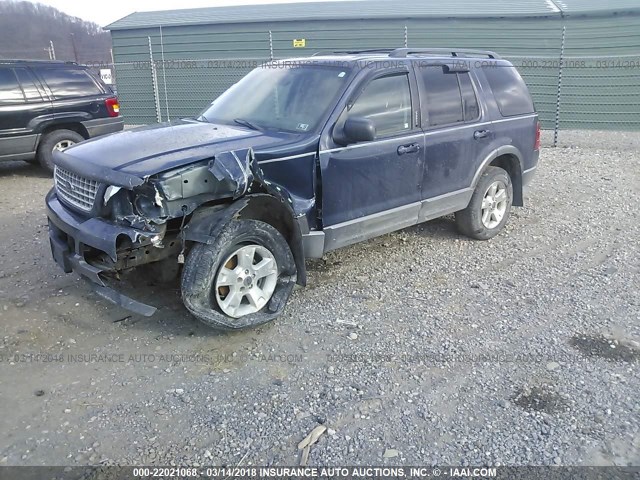 1FMZU73KX3UB68688 - 2003 FORD EXPLORER XLT/XLT SPORT/NBX მუქი ლურჯი ფოტო 2