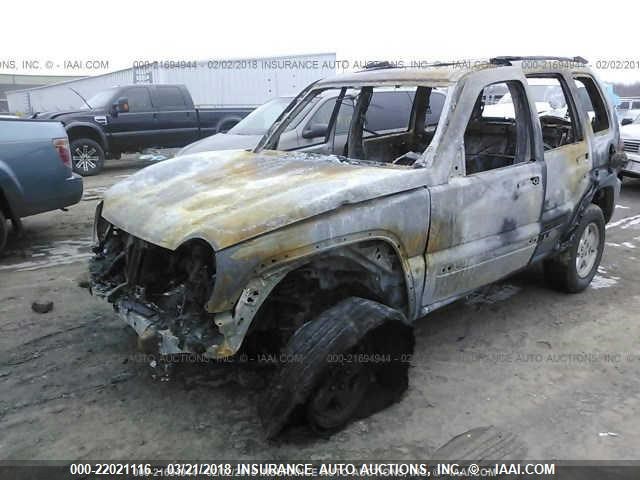 1J4GL58KX2W215968 - 2002 JEEP LIBERTY LIMITED BLACK photo 2