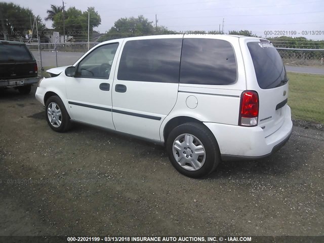 1GNDU23W77D196644 - 2007 CHEVROLET UPLANDER LS WHITE photo 3