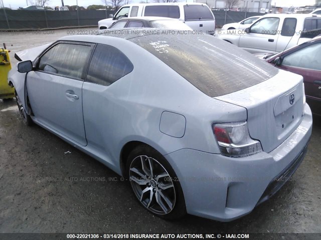 JTKJF5C78E3077707 - 2014 TOYOTA SCION TC 灰色 照片 3