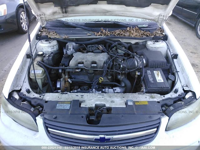 1G1NE52JXY6198825 - 2000 CHEVROLET MALIBU LS თეთრი ფოტო 10