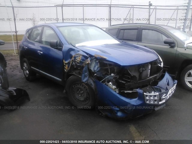 JN8AS5MVXBW313451 - 2011 NISSAN ROGUE S/SV/KROM BLUE photo 1