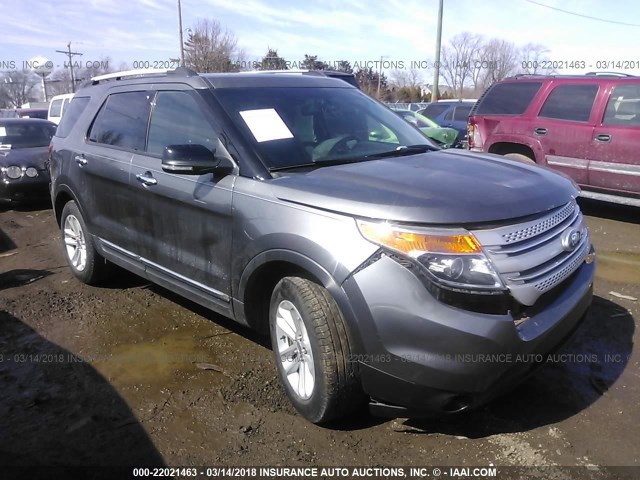 1FMHK7D80BGA24231 - 2011 FORD EXPLORER XLT GRAY photo 1