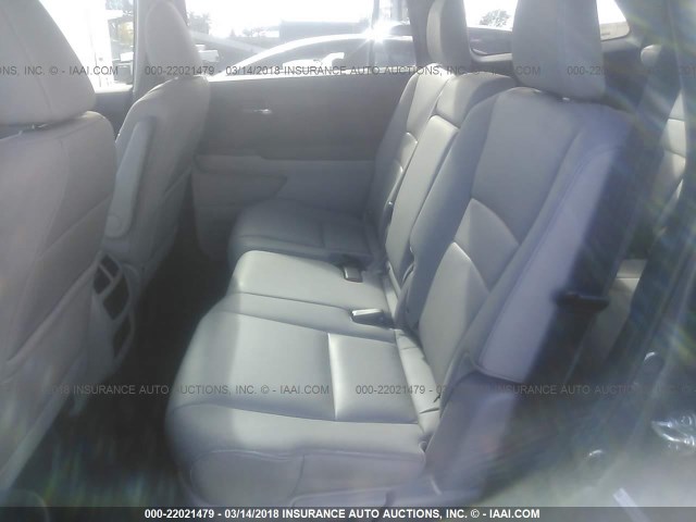 5FNYF5H71GB021466 - 2016 HONDA PILOT EXLN GRAY photo 8