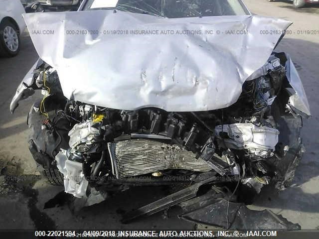 1FAHP3N22CL213910 - 2012 FORD FOCUS TITANIUM SILVER photo 6