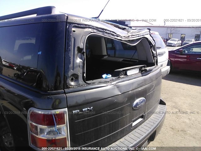 2FMGK5BC2BBD13450 - 2011 FORD FLEX SE GRAY photo 6