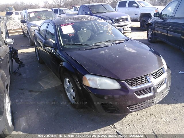 1B3EL36R64N272776 - 2004 DODGE STRATUS SE PURPLE photo 1