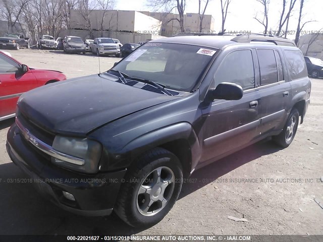 1GNET16S556155408 - 2005 CHEVROLET TRAILBLAZER EXT LS/EXT LT GRAY photo 2