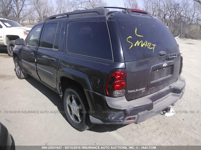 1GNET16S556155408 - 2005 CHEVROLET TRAILBLAZER EXT LS/EXT LT GRAY photo 3