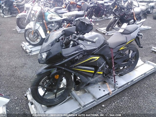 JKAEXMJ17CDAB1227 - 2012 KAWASAKI EX250 J BLACK photo 2