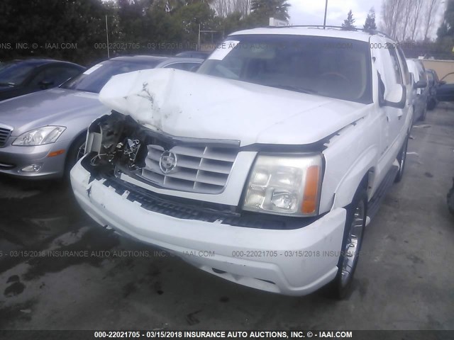 1GYEK63N22R105545 - 2002 CADILLAC ESCALADE LUXURY წითელი ფოტო 2