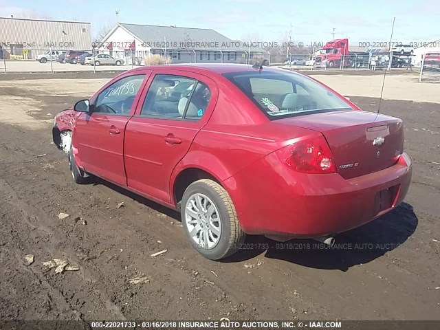 1G1AD5F58A7243288 - 2010 CHEVROLET COBALT 1LT RED photo 3