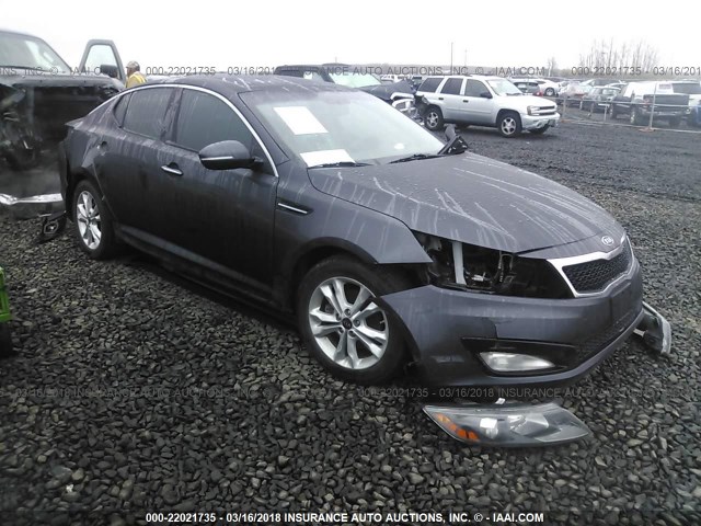 KNAGN4A76B5108080 - 2011 KIA OPTIMA EX/SX GRAY photo 1