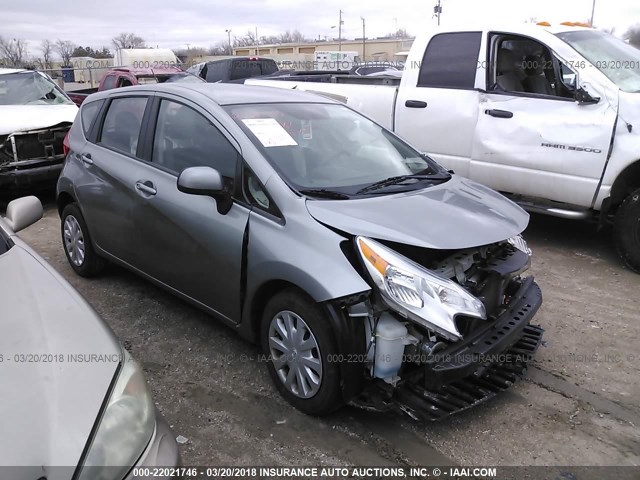 3N1CE2CP3EL407309 - 2014 NISSAN VERSA NOTE S/S PLUS/SV/SL SILVER photo 1