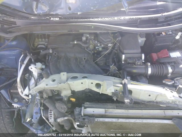 3N1CE2CP9GL360905 - 2016 NISSAN VERSA NOTE S/S PLUS/SV/SL/SR BLUE photo 10