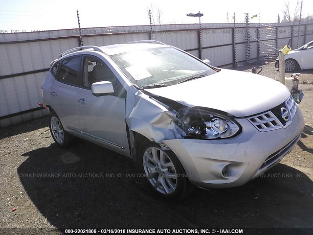 JN8AS5MT8DW521801 - 2013 NISSAN ROGUE S/SV SILVER photo 1