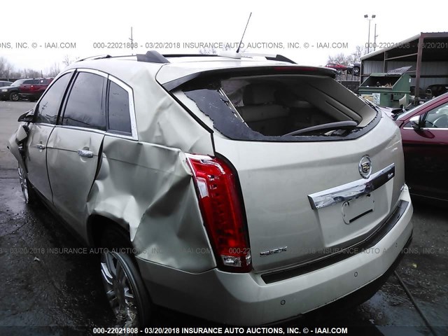 3GYFNBE35FS621322 - 2015 CADILLAC SRX LUXURY COLLECTION GOLD photo 3