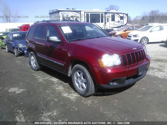 1J4PR4GKXAC160156 - 2010 JEEP GRAND CHEROKEE LAREDO RED photo 1