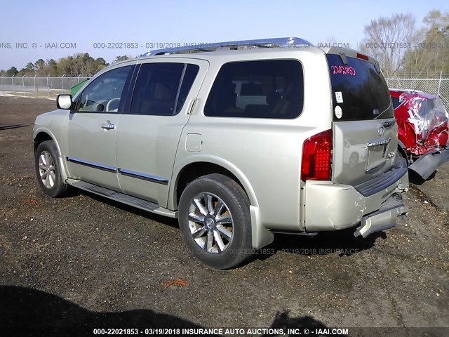 5N3AA08C38N910954 - 2008 INFINITI QX56 BROWN photo 3