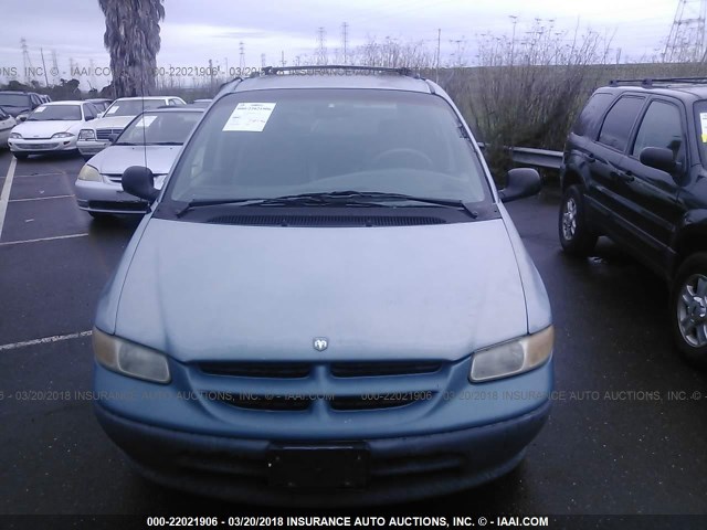 2B4FP2532TR793748 - 1996 DODGE CARAVAN BLUE photo 6