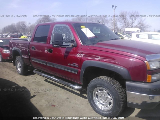 1GCHK23286F115232 - 2006 CHEVROLET SILVERADO K2500 HEAVY DUTY MAROON photo 6