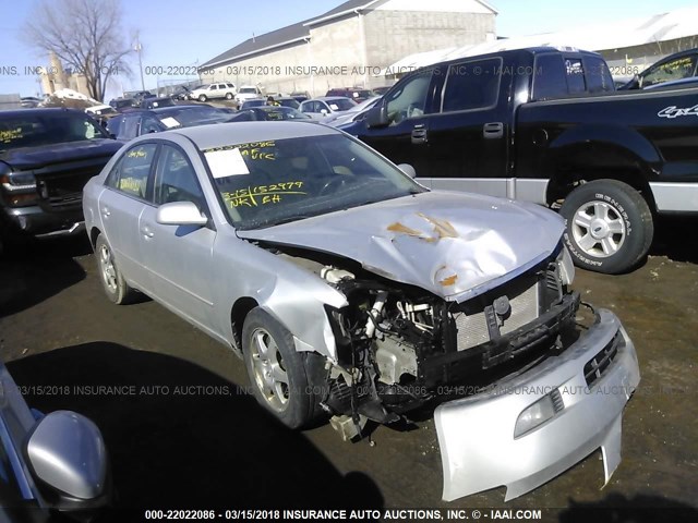 5NPEU46F36H091435 - 2006 HYUNDAI SONATA GLS/LX SILVER photo 1