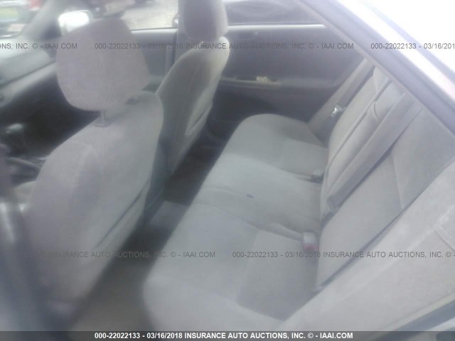 4T1BE30K02U065581 - 2002 TOYOTA CAMRY LE/XLE/SE 银色 照片 8