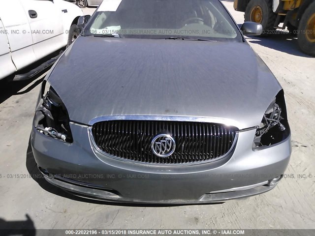 1G4HE57Y07U156129 - 2007 BUICK LUCERNE CXS GRAY photo 6