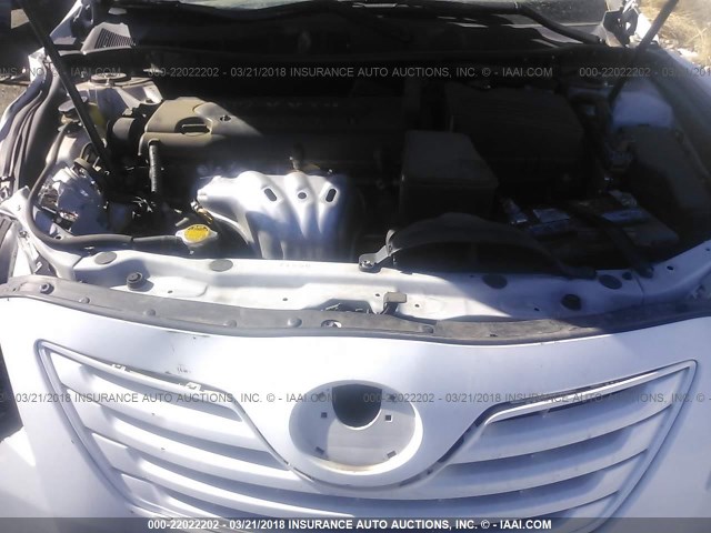 4T1BE46K77U635077 - 2007 TOYOTA CAMRY NEW GENERAT CE/LE/XLE/SE WHITE photo 10