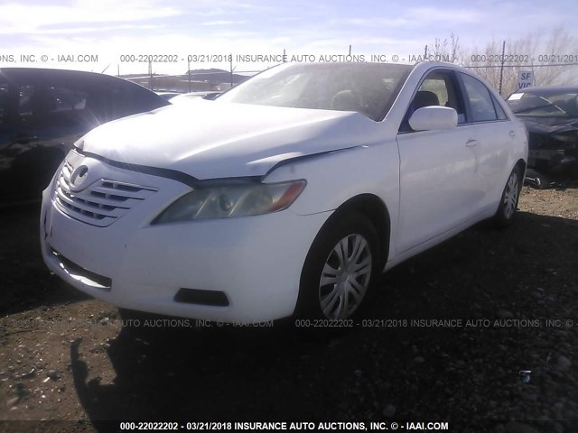 4T1BE46K77U635077 - 2007 TOYOTA CAMRY NEW GENERAT CE/LE/XLE/SE WHITE photo 2