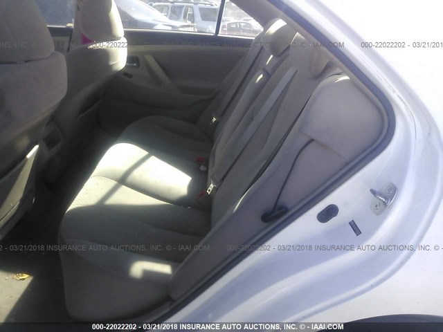 4T1BE46K77U635077 - 2007 TOYOTA CAMRY NEW GENERAT CE/LE/XLE/SE WHITE photo 8
