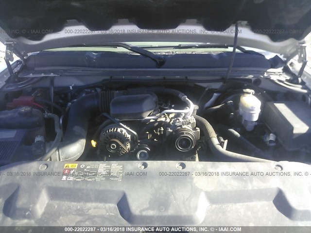 1GCNKPEX1BZ294117 - 2011 CHEVROLET SILVERADO K1500 SILVER photo 10