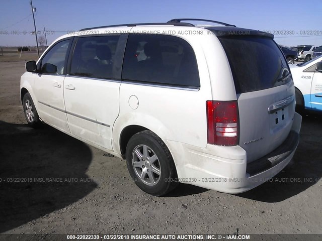 2A4RR5D1XAR105045 - 2010 CHRYSLER TOWN & COUNTRY TOURING WHITE photo 3